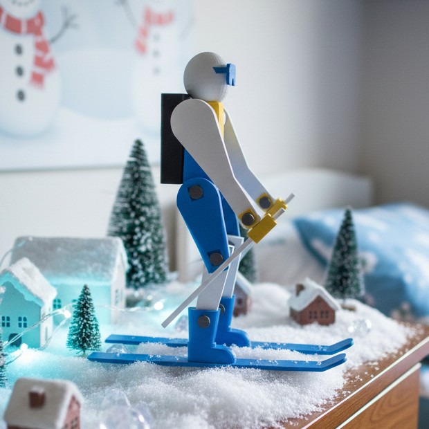 Le skieur Hors piste ( 24 pièces )